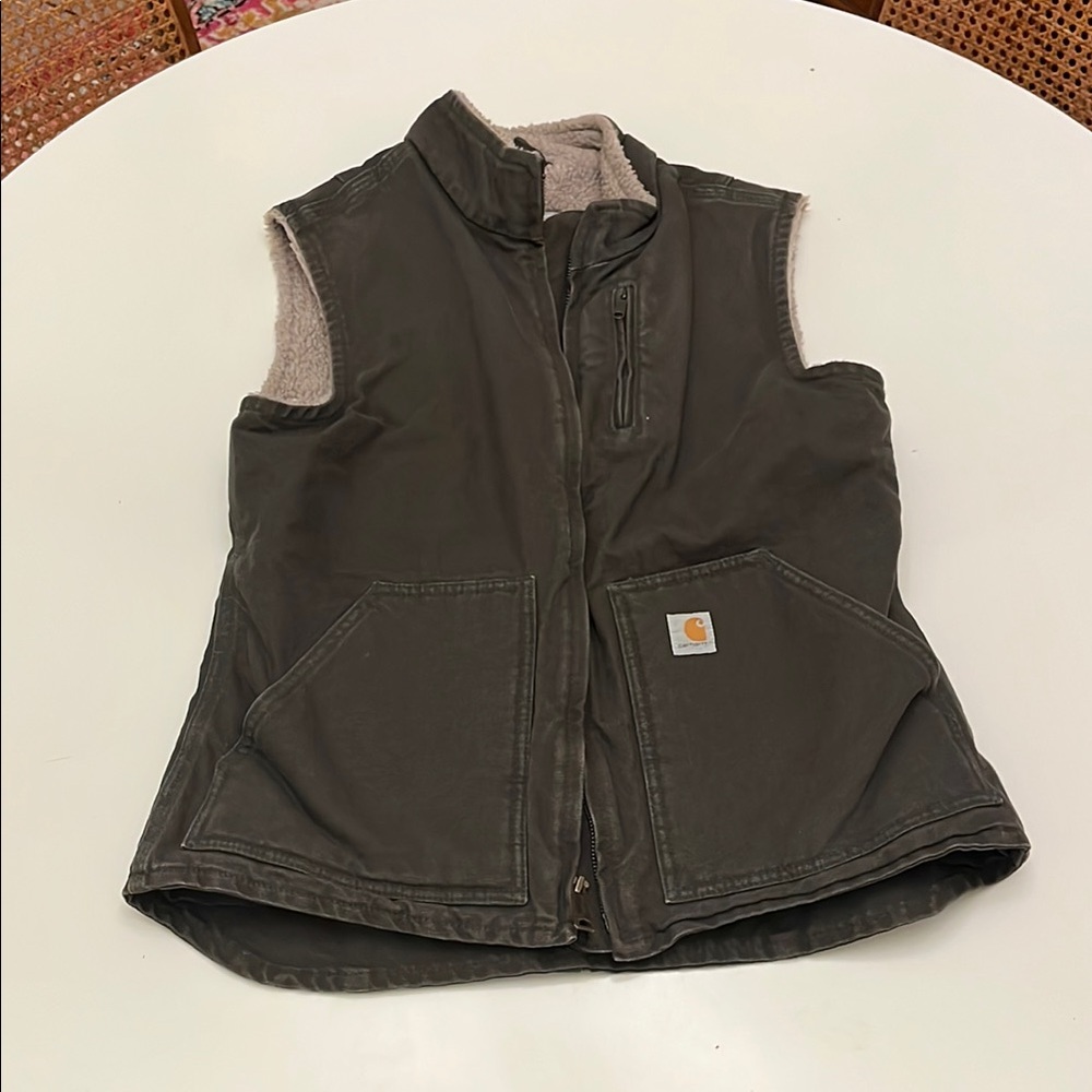 Carhartt Olive Green Vest